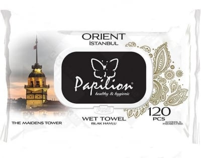 PAPILION Мокри кърпи "Orient" с лосион 120 броя