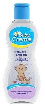 BABY CREMA  Нежно бебешко олио за тяло  с витамин Е 200мл.