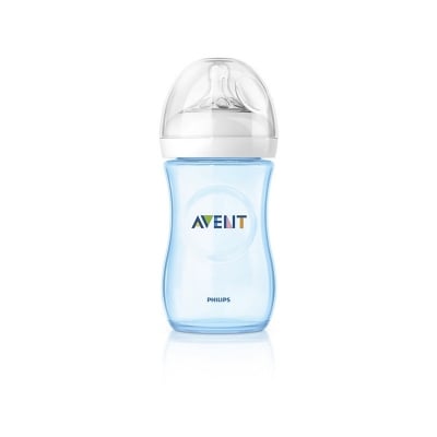 PHILIPS AVENT Шише за хранене Natural 260 мл. PP - лимитирана серия синьо