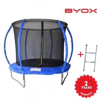 BYOX Батут с вътрешна мрежа 8FT Fun - 244см.