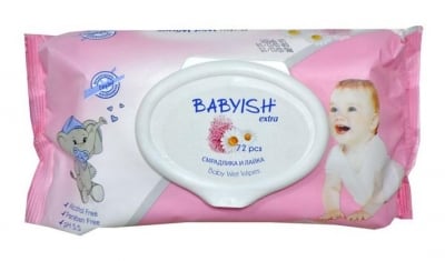 BABYISH Мокри кърпи Смрадлика