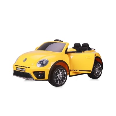 CHIPOLINO Електрическа кола VW Beetle Dune с меки гуми - жълта