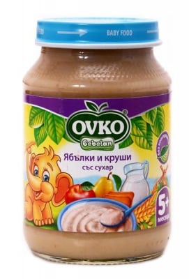 OVKO Млечна каша ябълки и круш