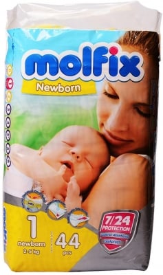 MOLFIX JUMBO 1 Пелени (2-5кг)