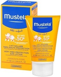 MUSTELA Слънцезащитен лосион за бебета и деца SPF 50+ 100мл.