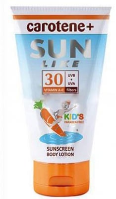 CAROTENE SUN KIDS Детски слънцезащитен лосион за тяло SPF30 150мл.