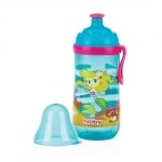 NUBY Неразливаща чаша с повдигащ връх и капак 360ml