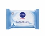 NIVEA Mокри кърпички с мек крем Sofr&Cream 63 броя